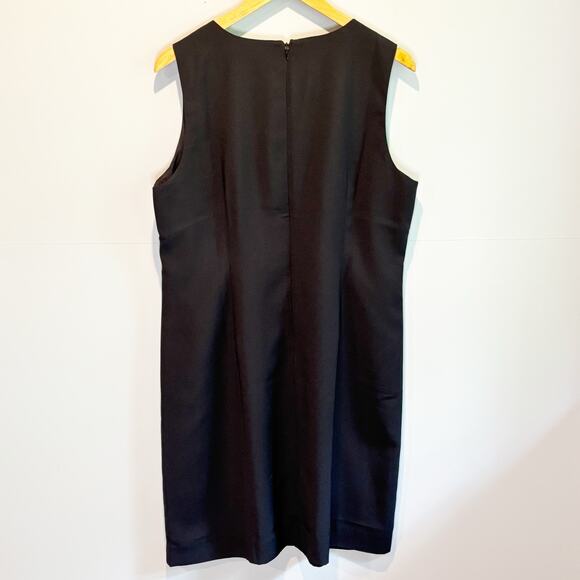 J. Crew Factory Black Classic Suiting Dress - size 14 - Picture 2 of 5